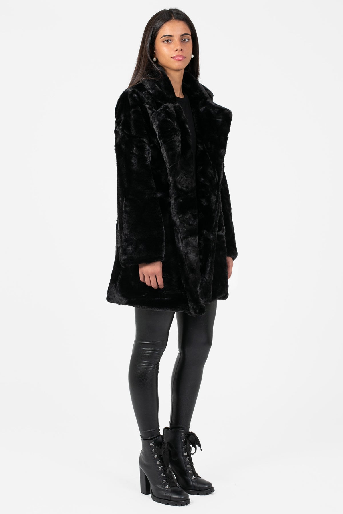 Sylvia Faux Fur Jacket - honey