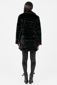 Sylvia Faux Fur Jacket - honey