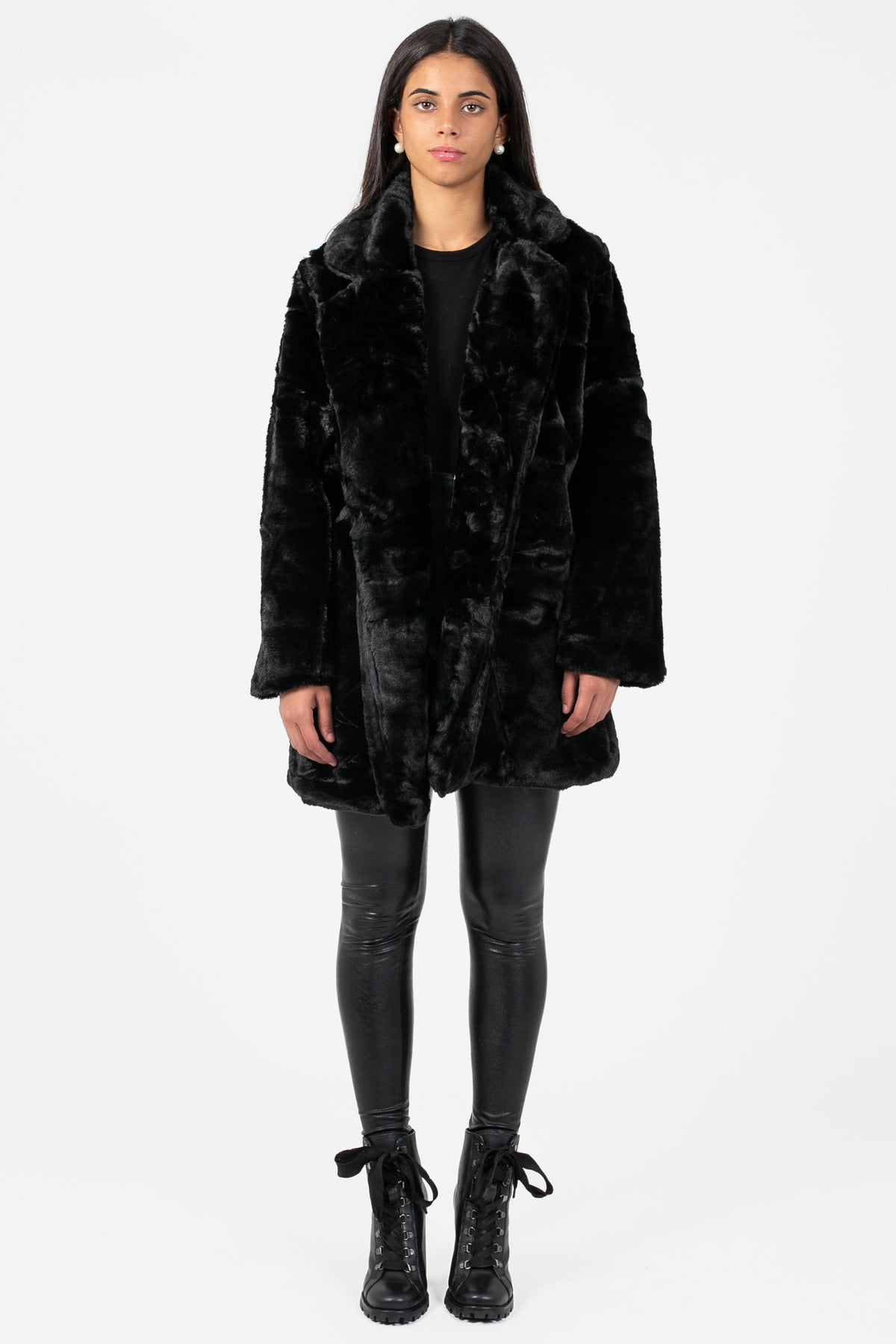 Sylvia Faux Fur Jacket - honey