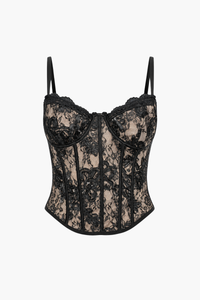Alizette Lace Corset Bustier Blouse