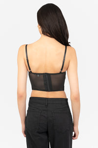 Leah Lace Floral Corset