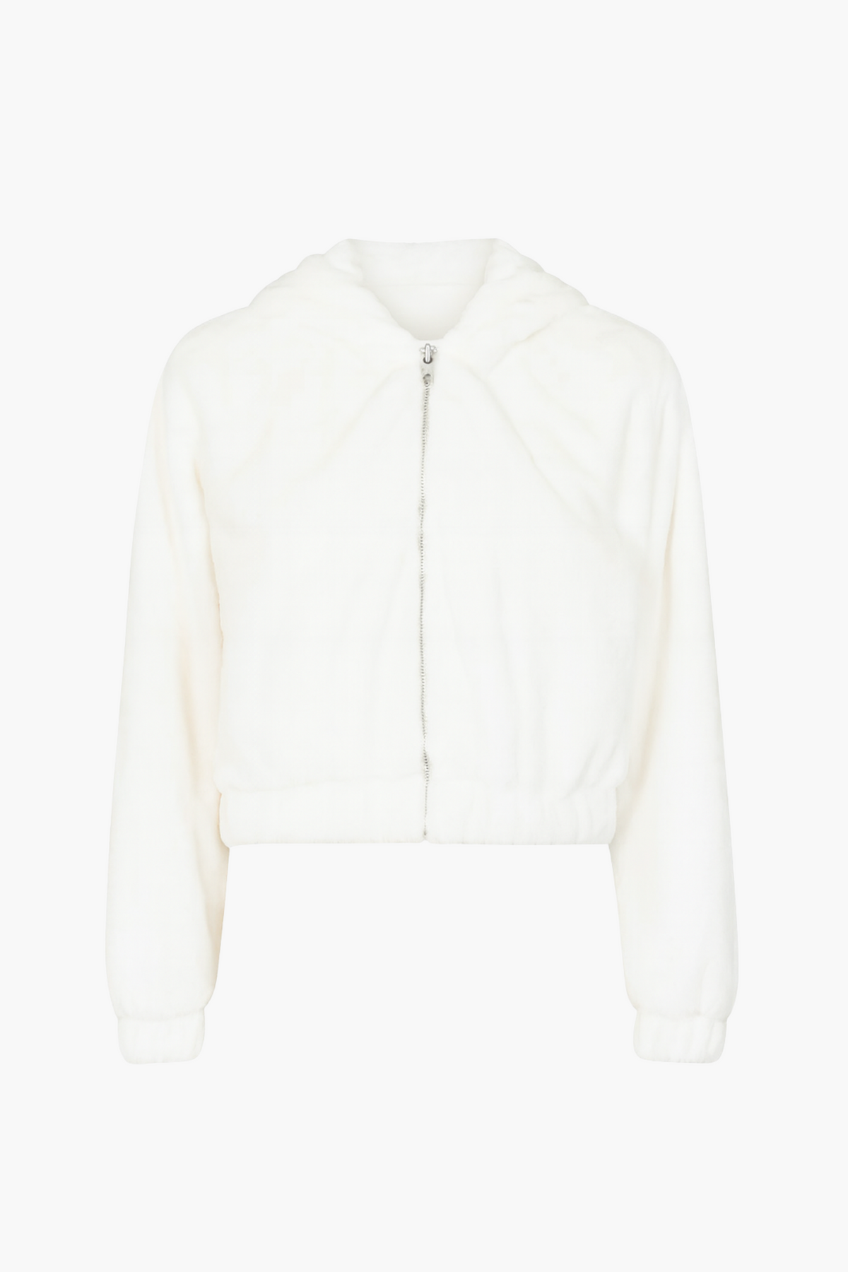 Alethea Hooded Faux Fur Bomber Jacket - honey