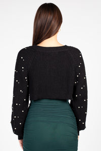 Freya Pearl Embellished Shrug