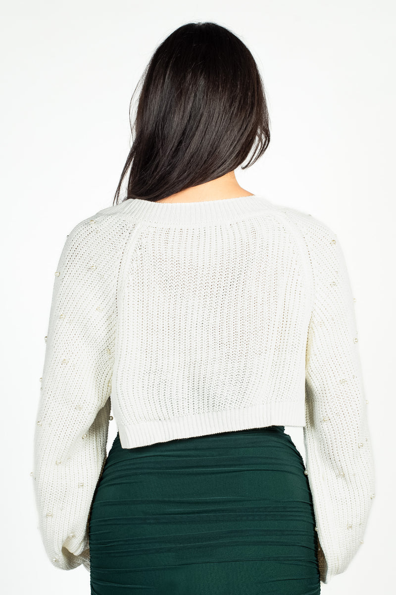 Freya Pearl Embellished Shrug