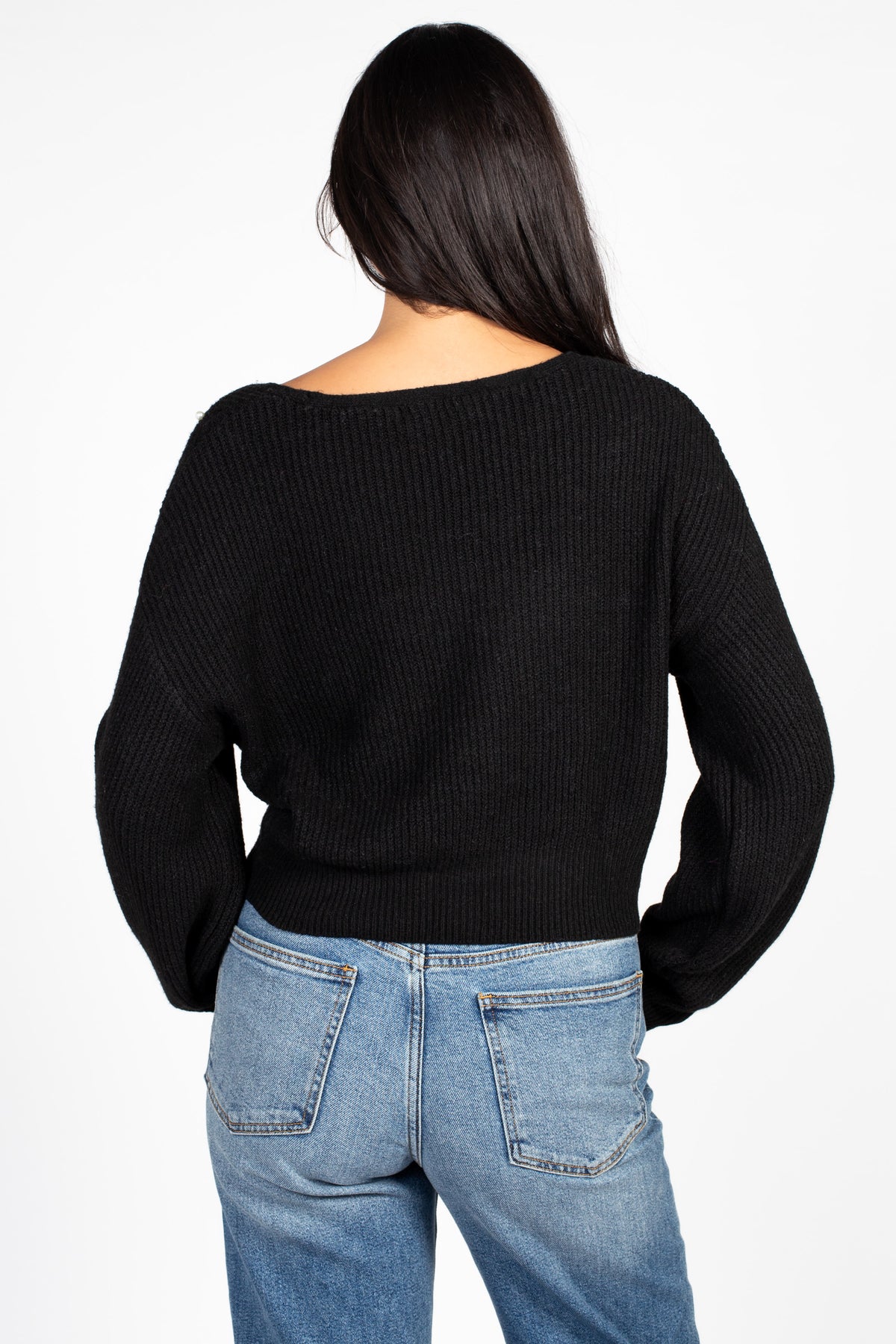 Celeste Pearl Knit Sweater