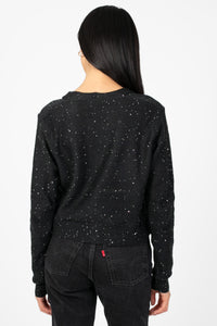 Evelyn Sparkle Sequin Cardgian - honey