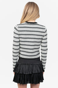 Nellie Striped Knit Cardigan