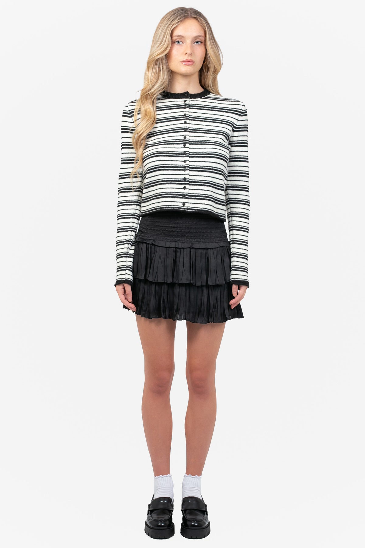 Nellie Striped Knit Cardigan
