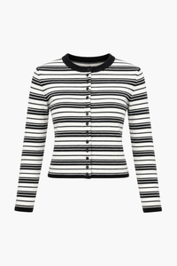 Nellie Striped Knit Cardigan