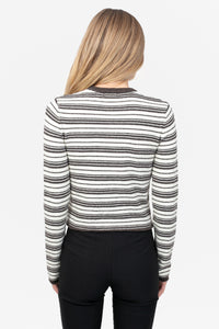 Nellie Striped Knit Cardigan