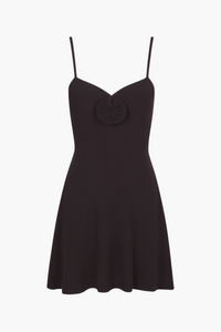 Juliette Knit Mini Dress - honey