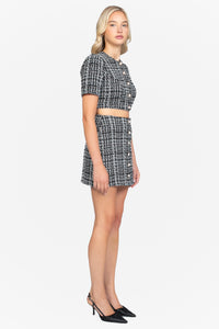 Tessa Tweed Mini Skirt