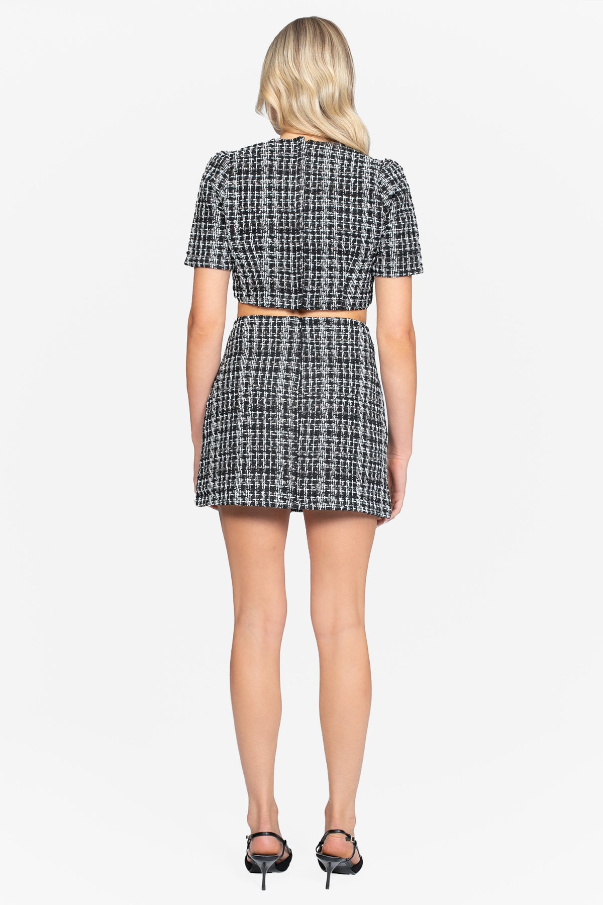 Tessa Tweed Mini Skirt