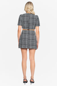 Tessa Tweed Mini Skirt