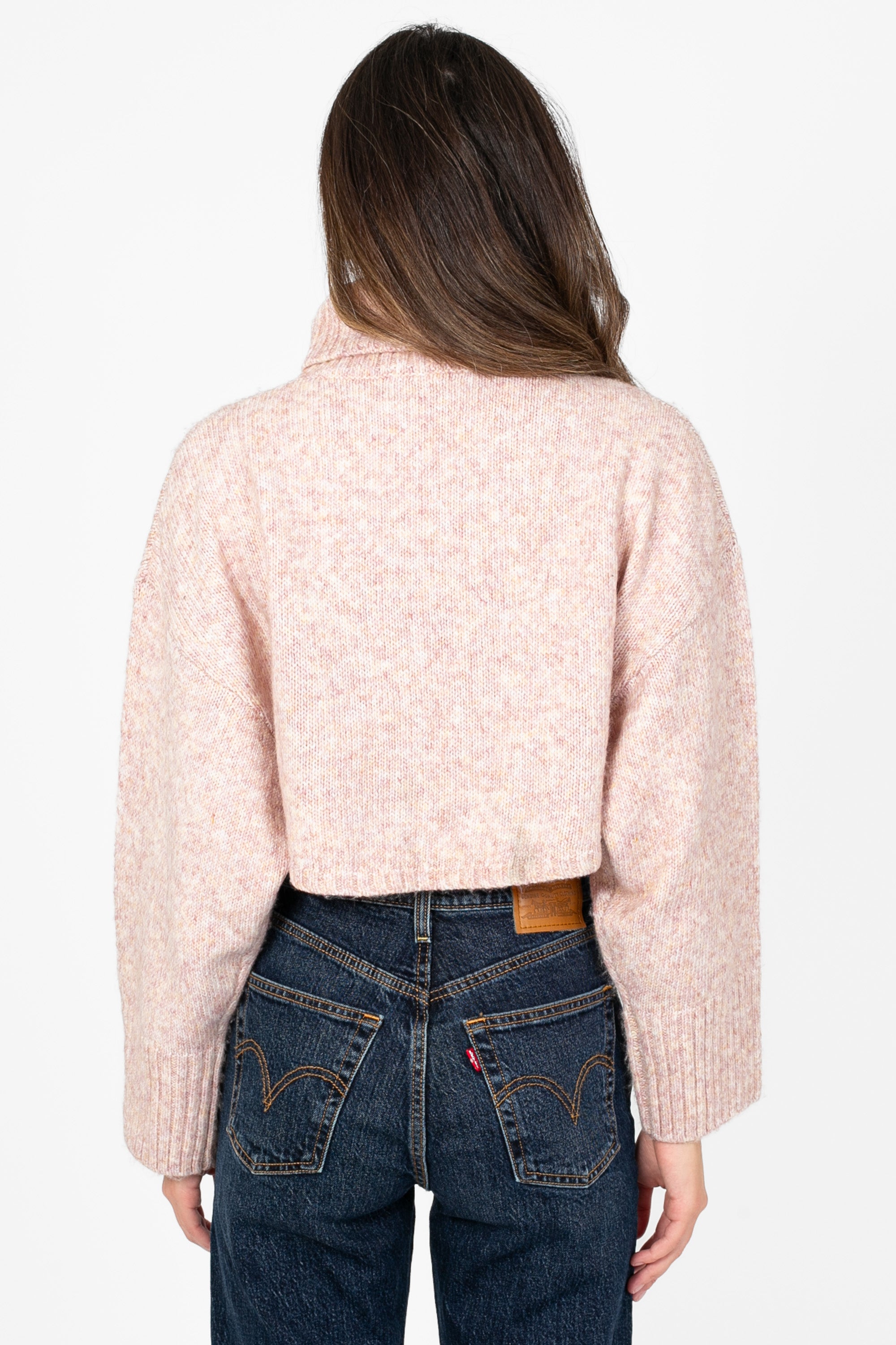 Belinda Drop Shoulder Crop Sweater