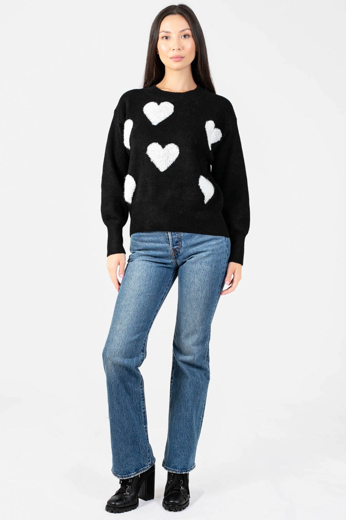 Lyla + Luxe® Ajax Sherpa Sweater - honey