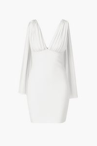 Saphira Tulle Bodycon Mini Dress - honey