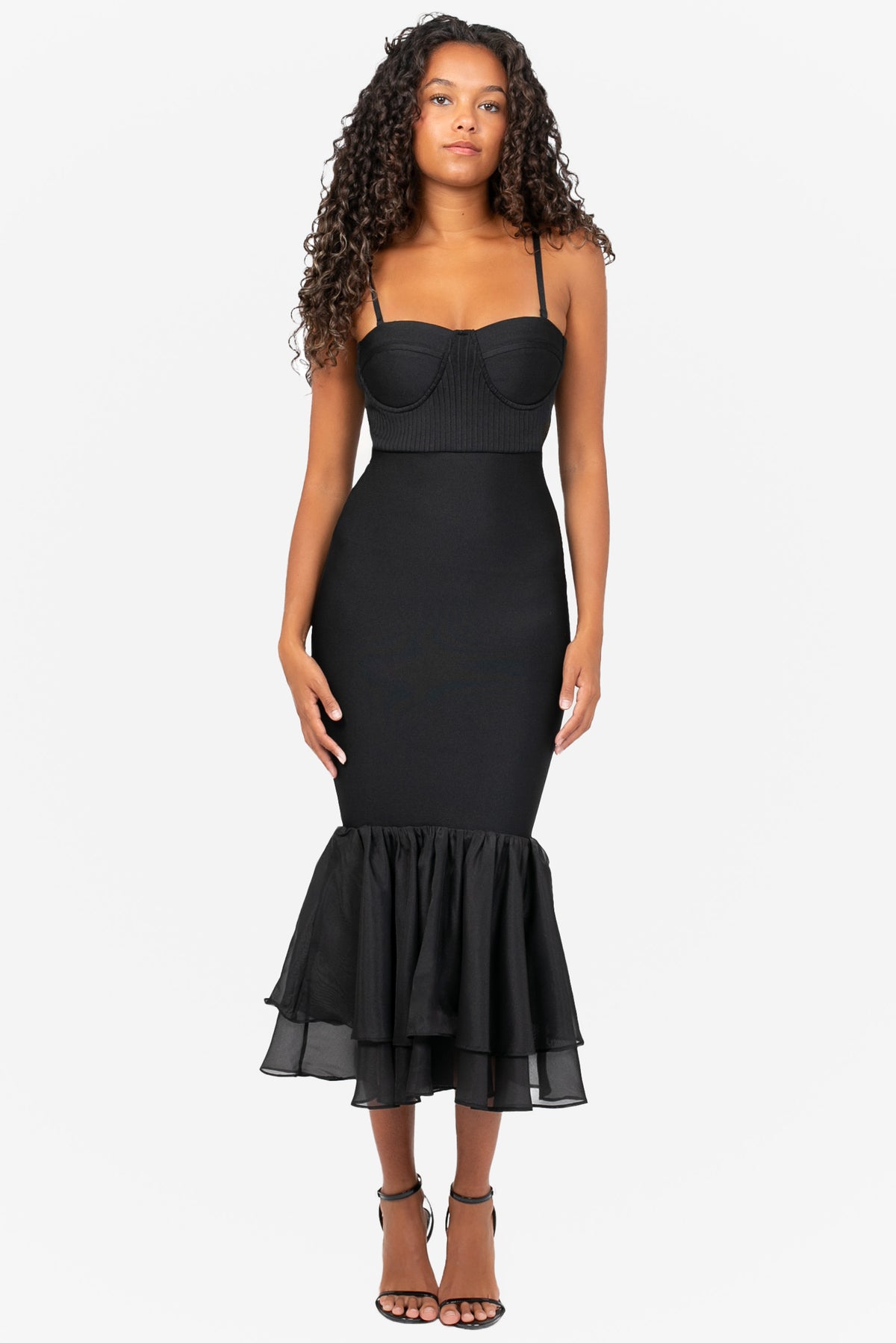 Luna Bandage Bodycon Midi Dress