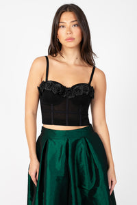 Molly Rosette Bustier - honey