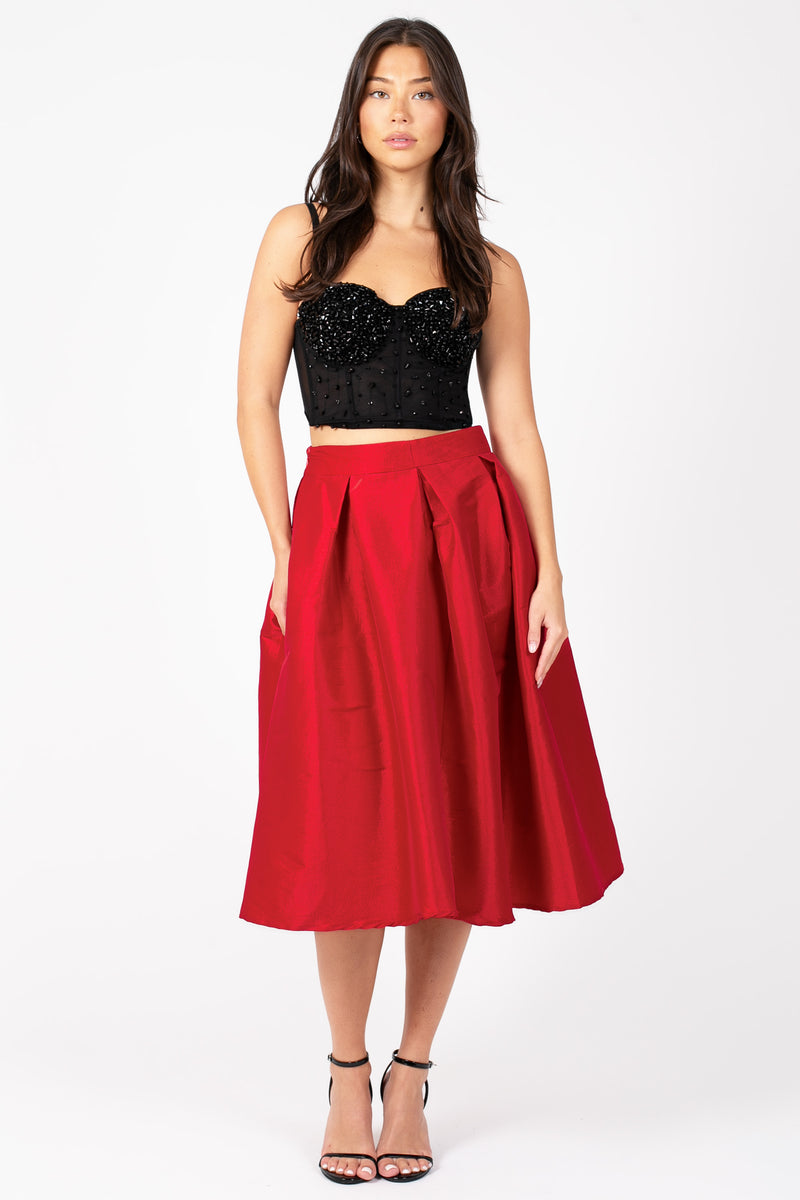 Jocelyn Beaded Bustier - honey