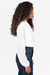 Isla Long Sleeve Chiffon Bodysuit