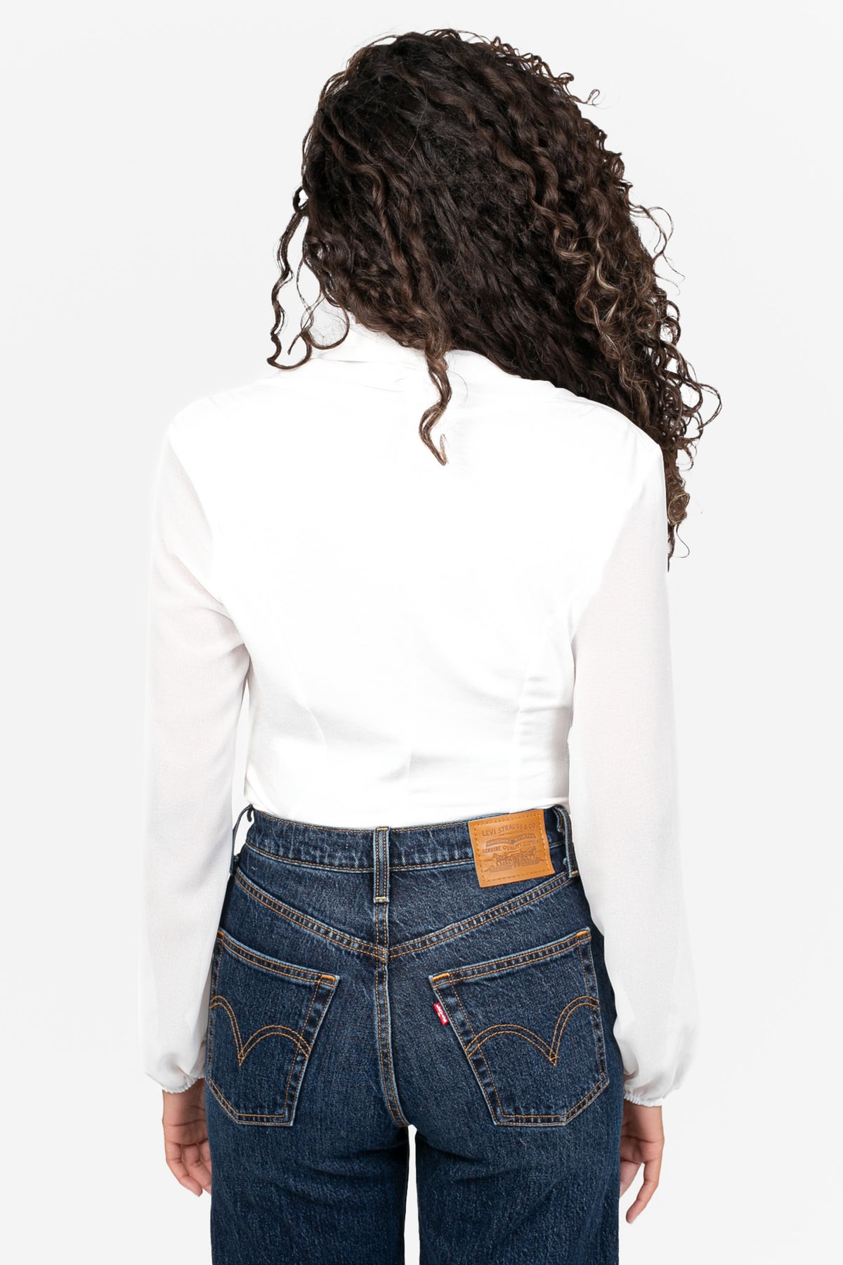 Isla Long Sleeve Chiffon Bodysuit