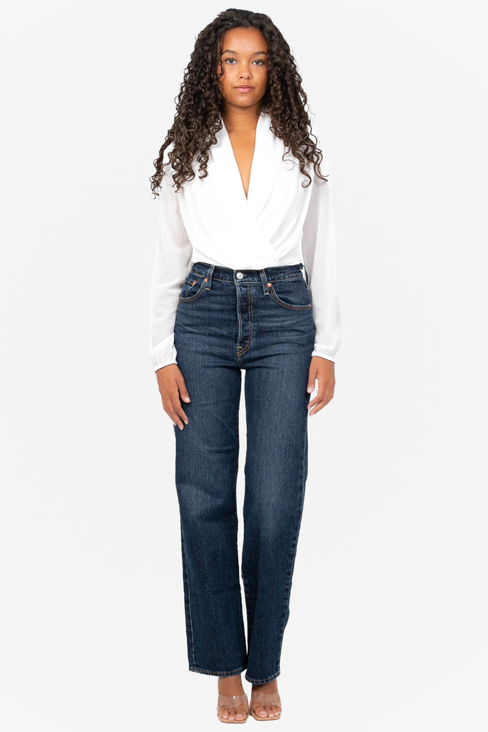 Isla Long Sleeve Chiffon Bodysuit