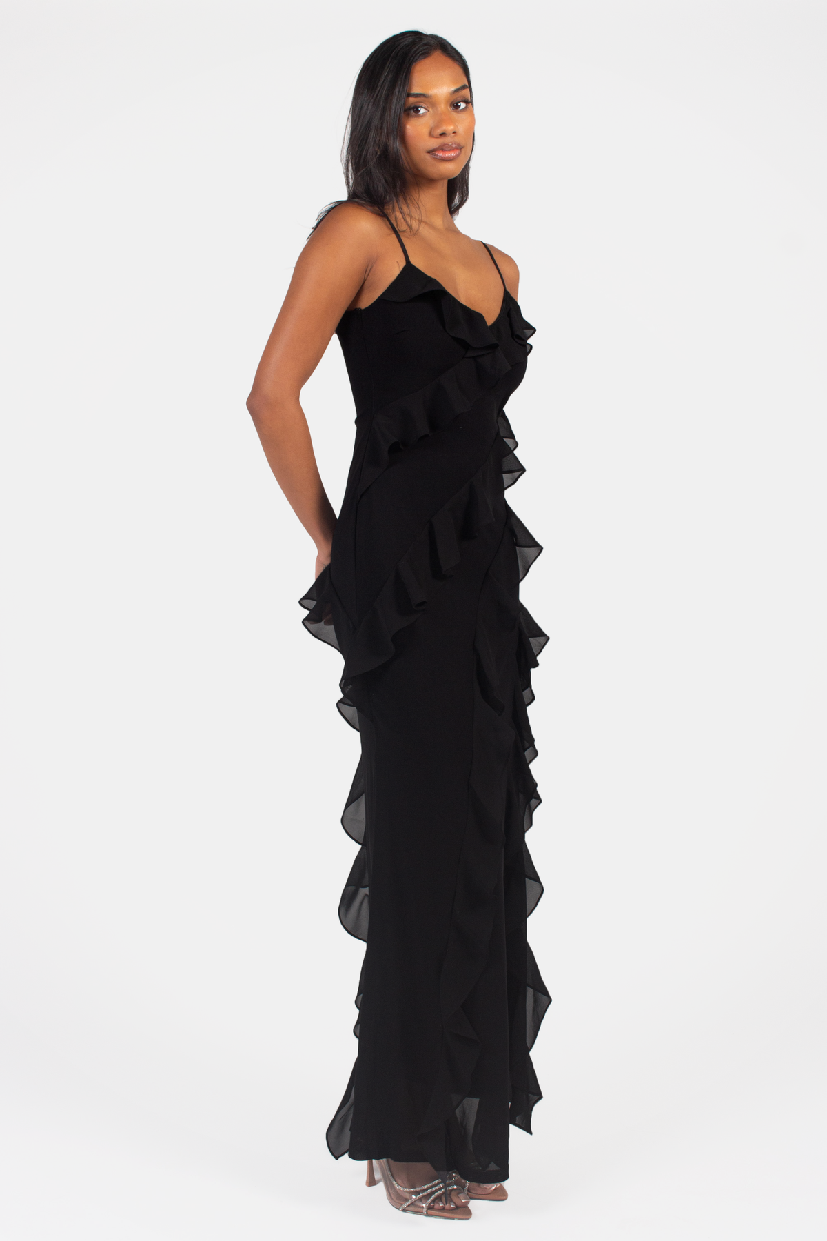 Aurora Ruffle Maxi Dress