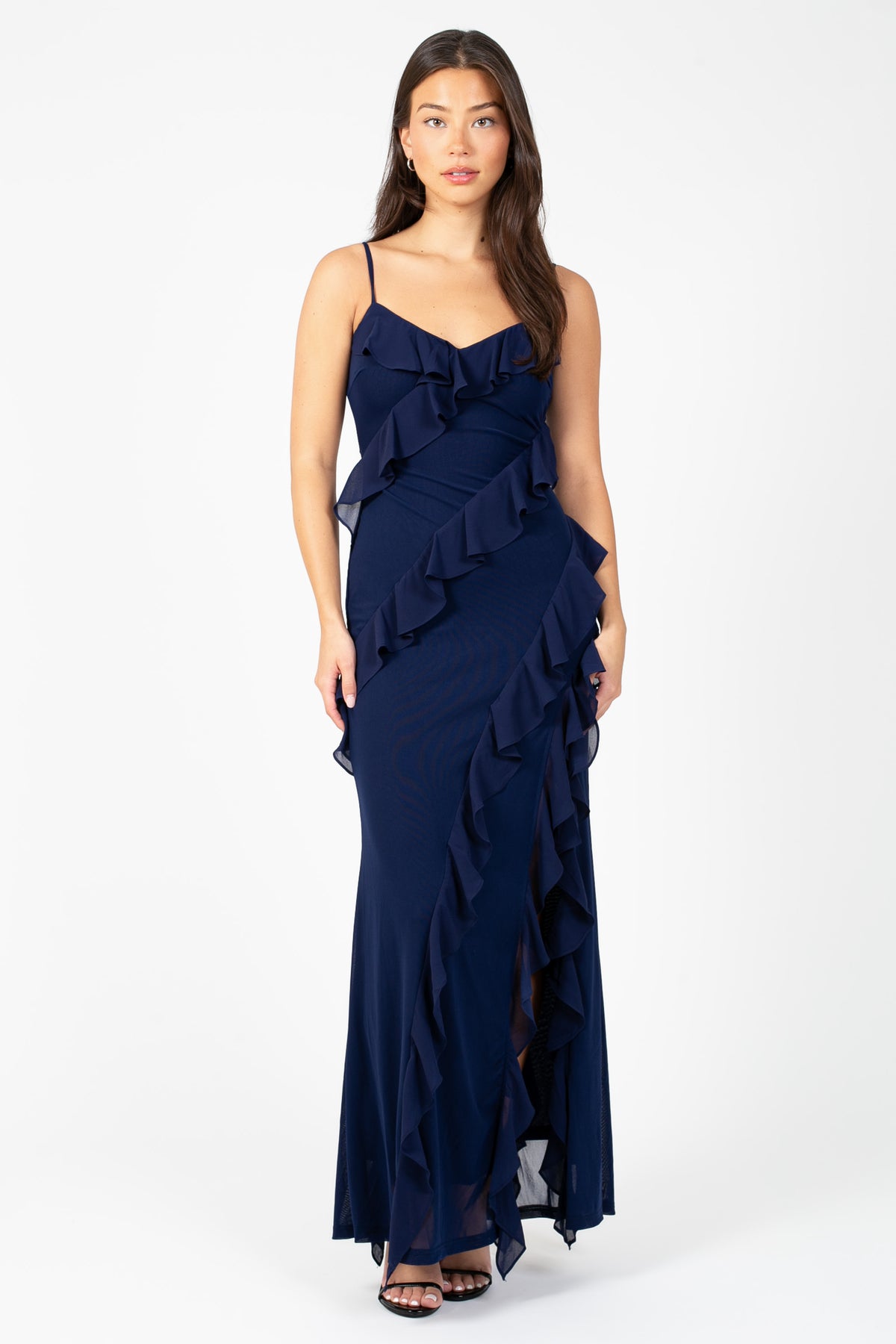 Aurora Ruffle Maxi Dress honey Aurora Ruffle Maxi Dress honey
