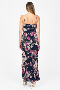 Sylvana Ruffle Tiered Maxi Dress - honey