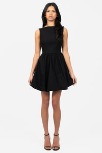 Winona Bubble Hem Mini Dress - honey