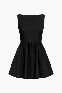 Winona Bubble Hem Mini Dress - honey