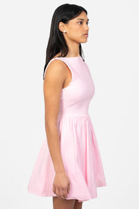 Winona Bubble Hem Mini Dress - honey