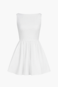 Winona Bubble Hem Mini Dress - honey