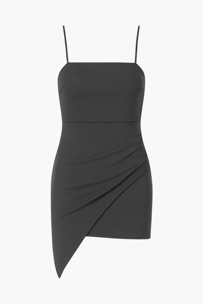 Ana Asymmetrical Bodycon Dress - honey