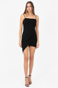 Ana Asymmetrical Bodycon Dress - honey