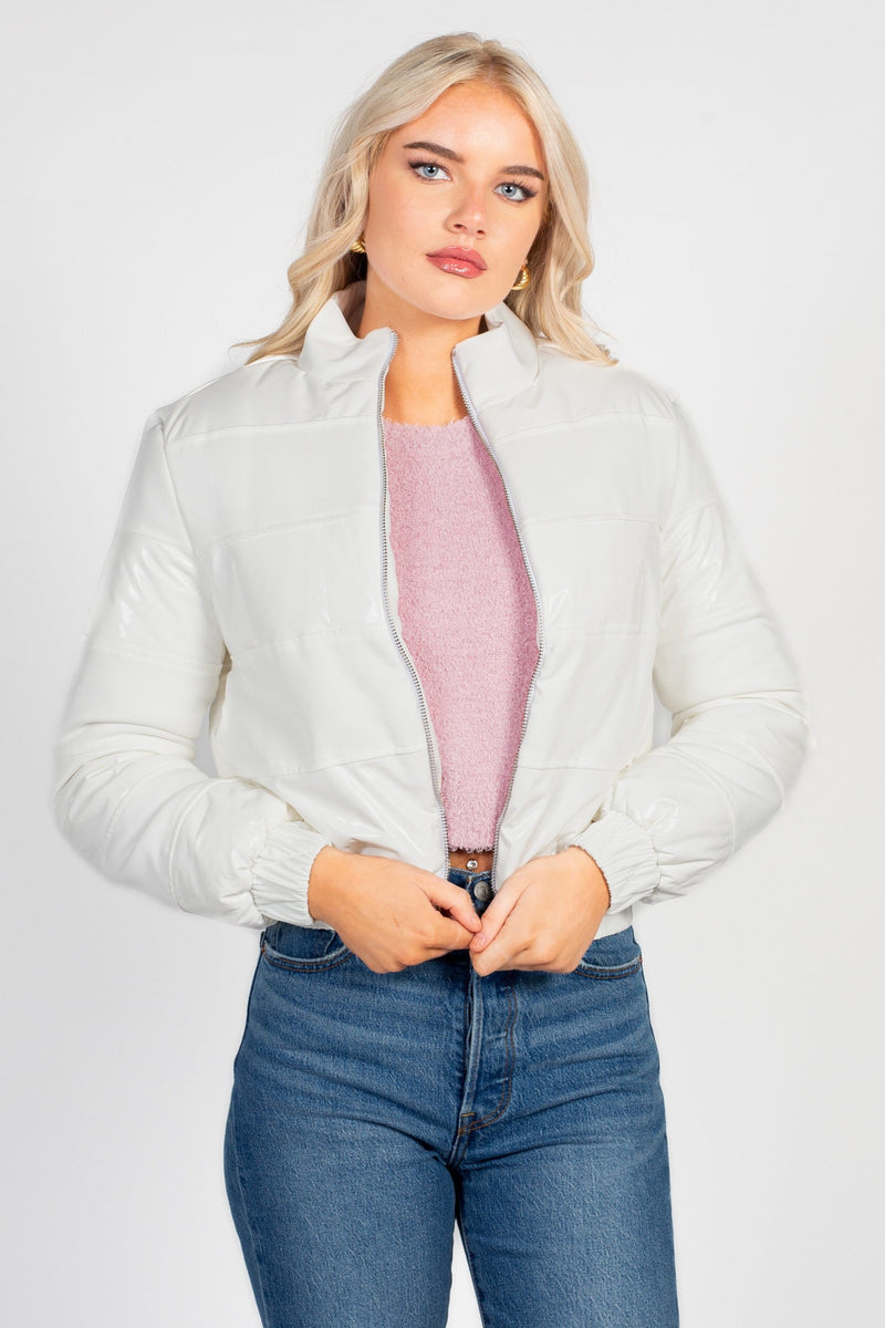 Alissa Glossy Puffer Jacket