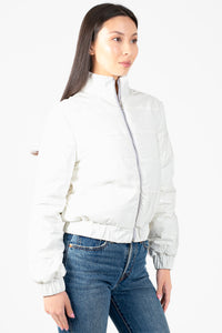 Alissa Glossy Puffer Jacket - honey