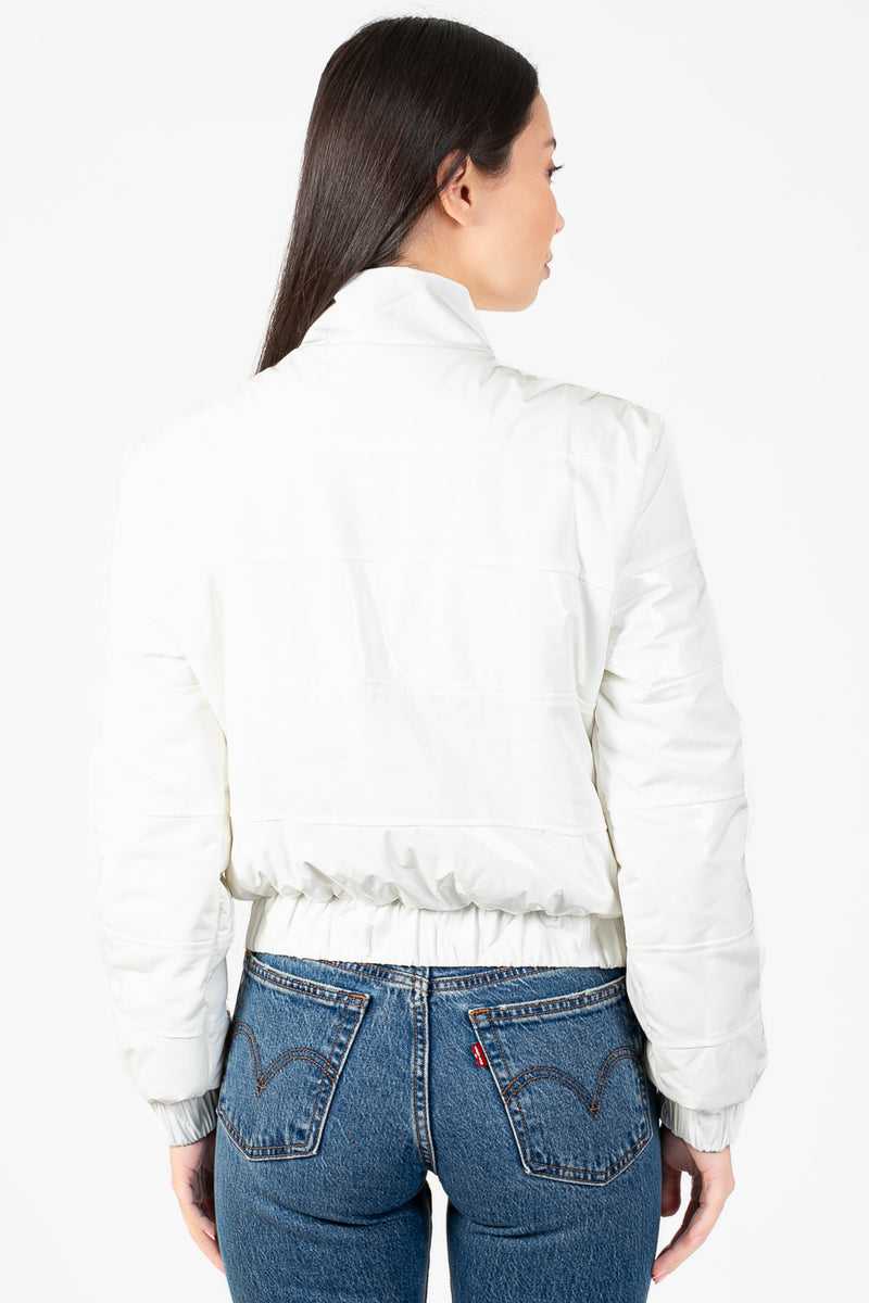 Alissa Glossy Puffer Jacket - honey