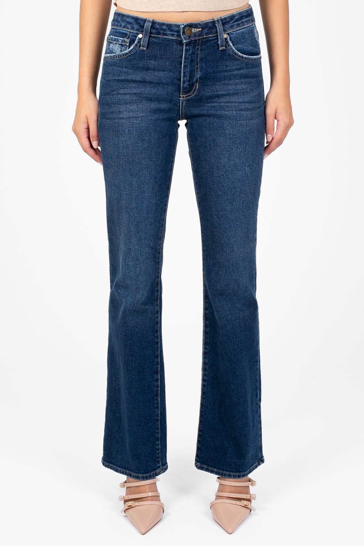 Just Black Denim® Low Rise Vintage Bootcut - honey