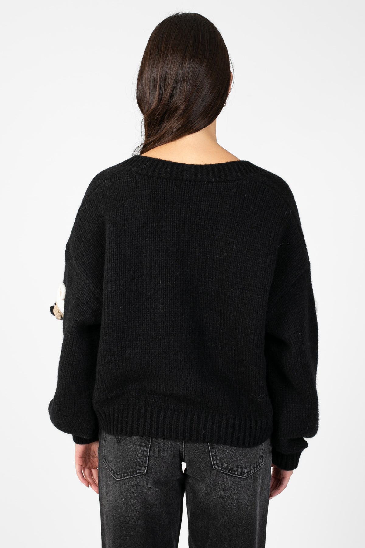 Loveable Teddy Bear Cardigan - honey