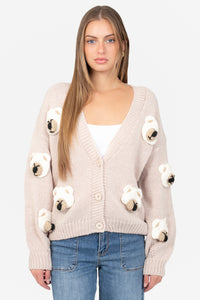Loveable Teddy Bear Cardigan