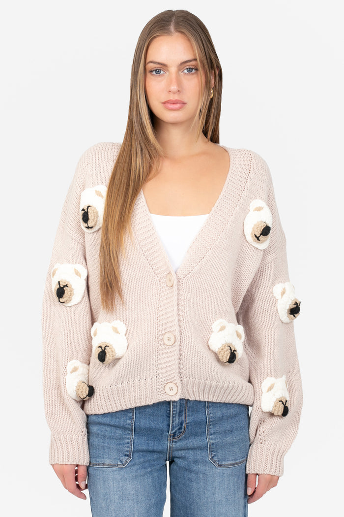 Loveable Teddy Bear Cardigan