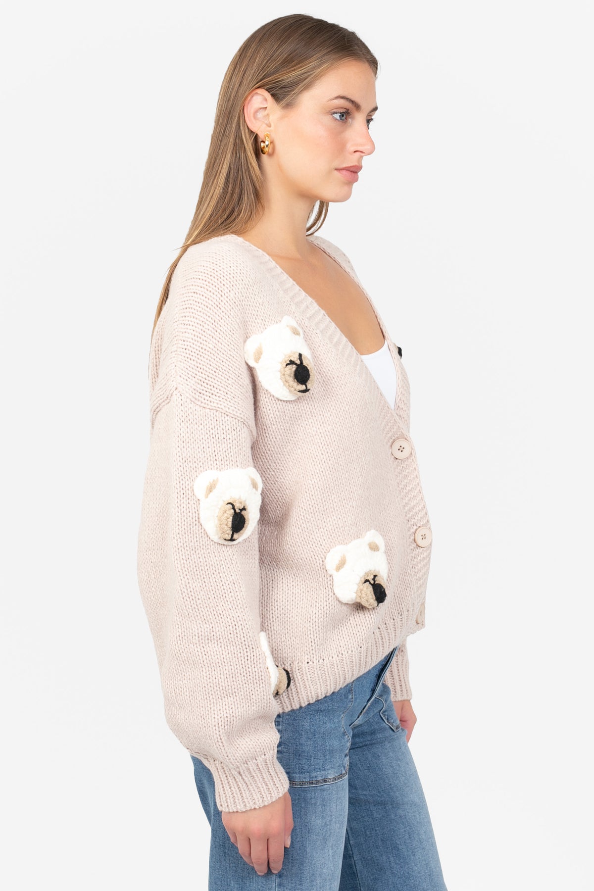 Loveable Teddy Bear Cardigan