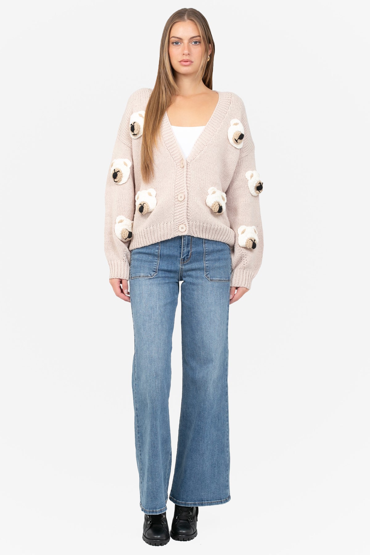 Loveable Teddy Bear Cardigan