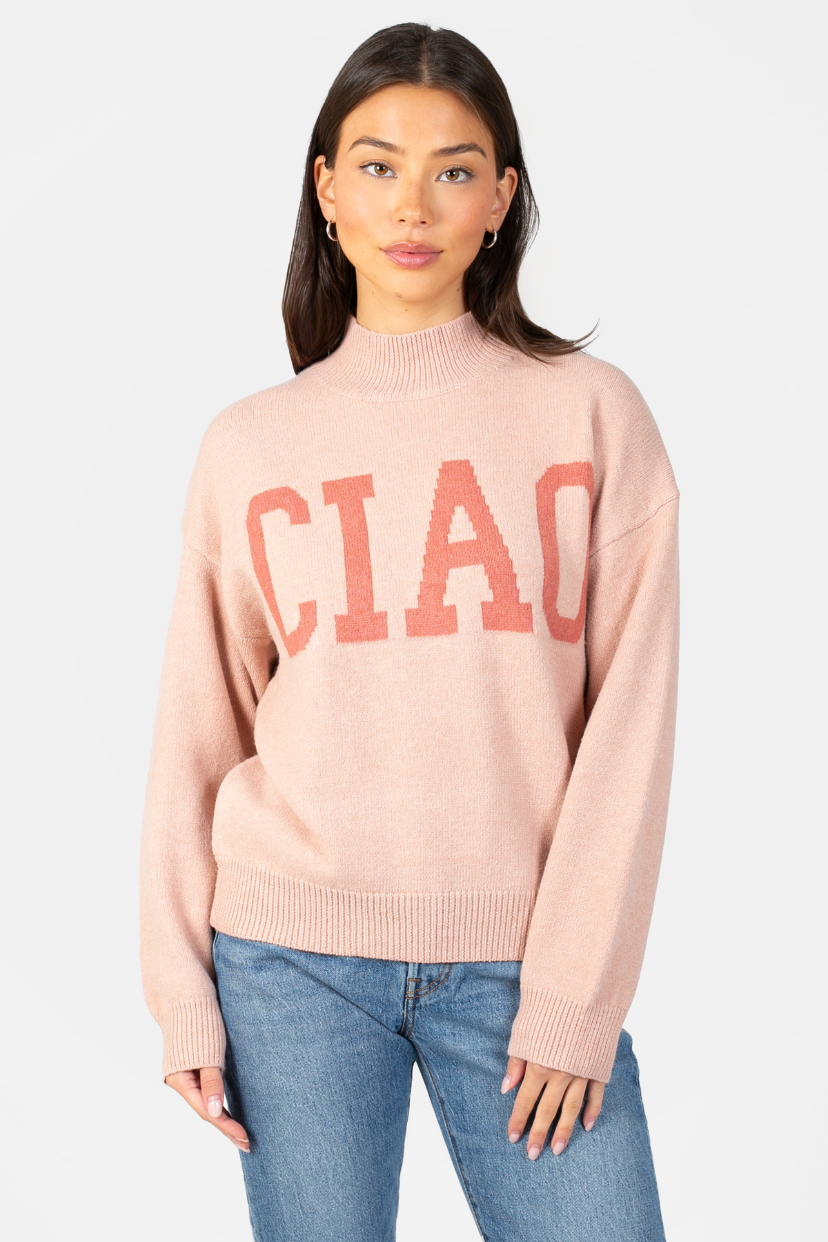 Ciao Mock Neck Sweater