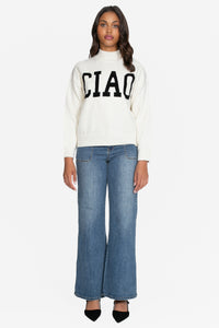 Ciao Mock Neck Sweater - honey