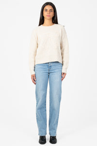 Denise Bow Sweater - honey