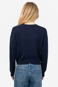 Lila Poodle Knit Sweater