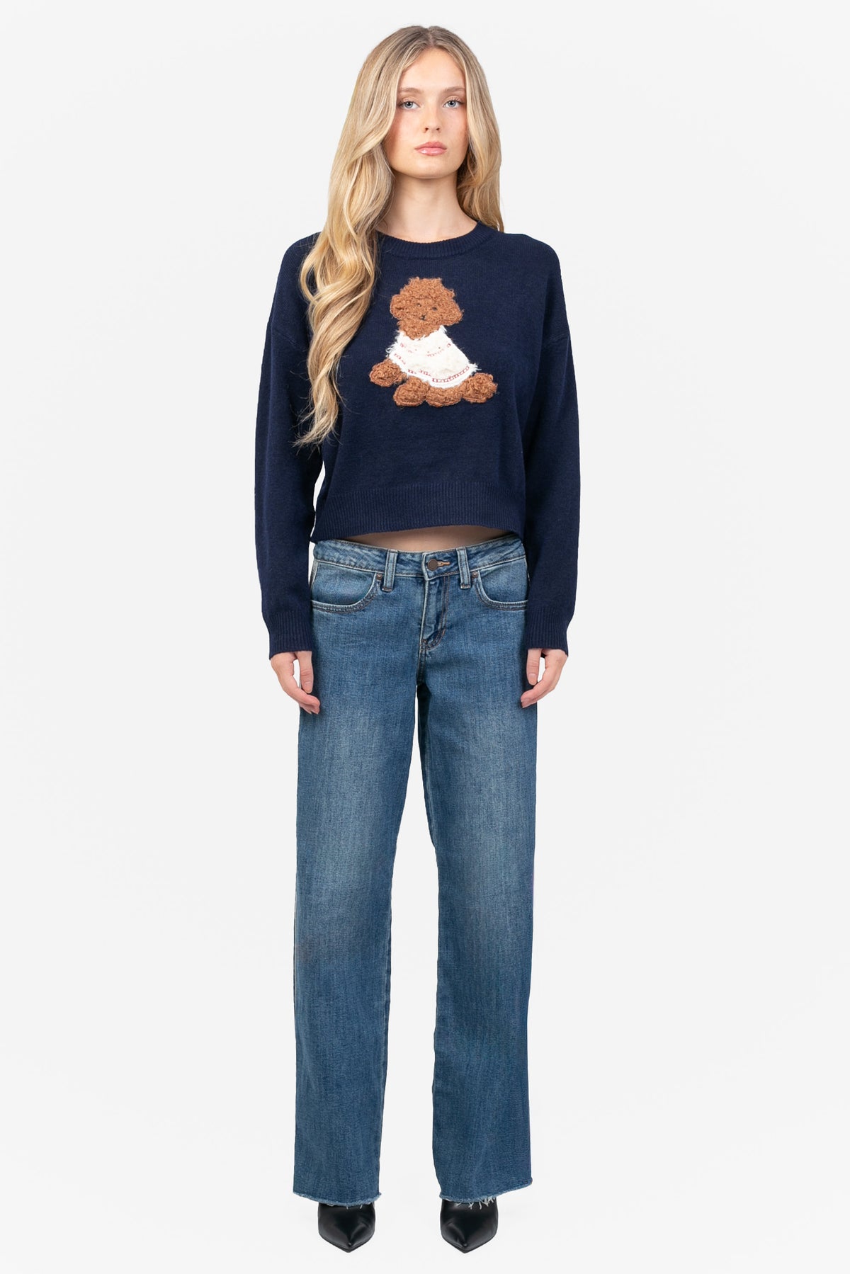 Lila Poodle Knit Sweater